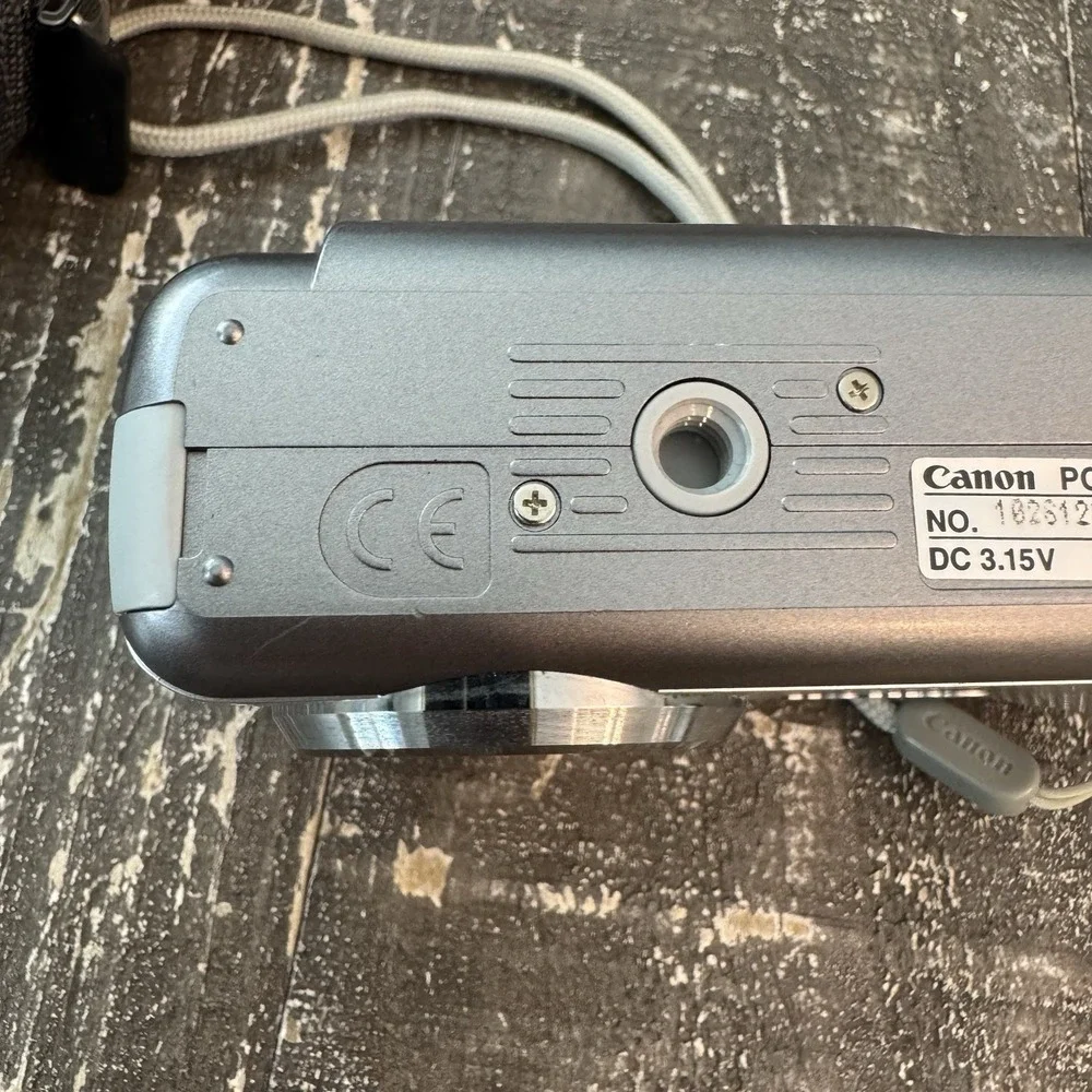 Canon PowerShot A410 Digital y2k Camera 3.2MP Silver Compact Digicam WORKS